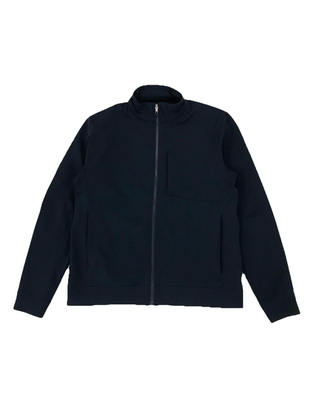 Lululemon Sojourn Jacket Mens XL Navy Blue Sweater Sweatshirt Running Full Zip